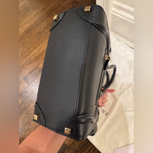 Celine Calfskin Phantom Luggage Tote Black- Medium size - Picture 7 of 7